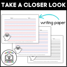 Load image into Gallery viewer, Ghost Paper Plate Craft with Visual Instructions
