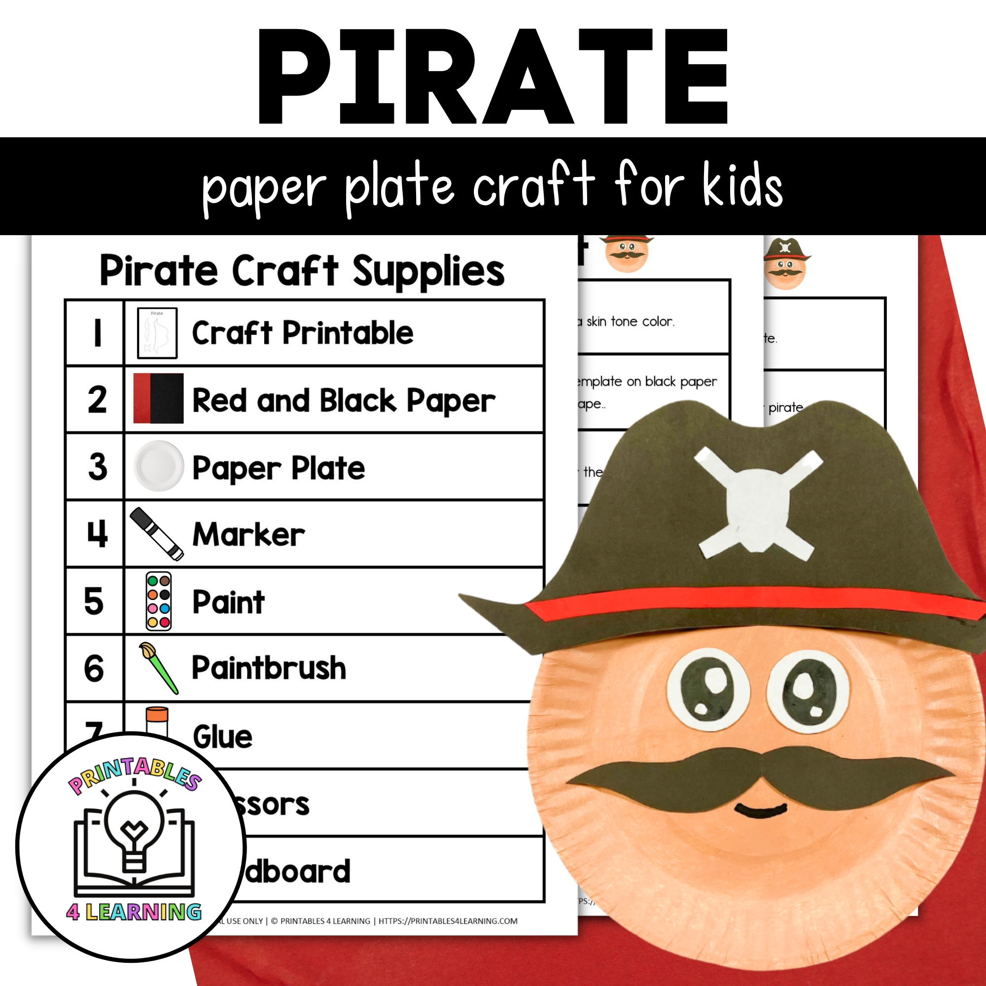 Printable Pirate Activity Pirate Rhyming Puzzle