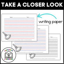 Load image into Gallery viewer, Witch Broom Paper Plate Craft with Visual Instructions
