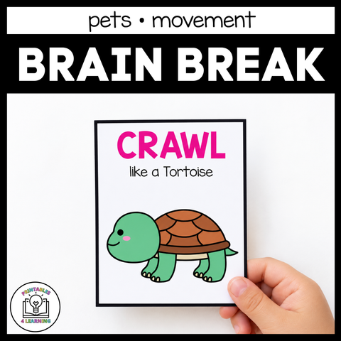 Pets Movement Cards for Brain Break Activities