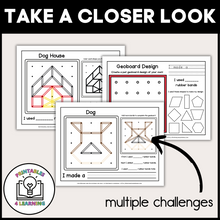 Load image into Gallery viewer, Pet Geoboards | Task Cards and Full Page Geoboard Activities
