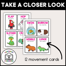 Load image into Gallery viewer, Pets Movement Cards for Brain Break Activities
