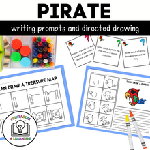 Load image into Gallery viewer, Pirate Writing and Drawing Prompts for Kids
