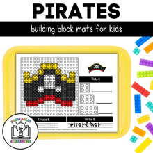 Load image into Gallery viewer, Pirates Building Brick Mats
