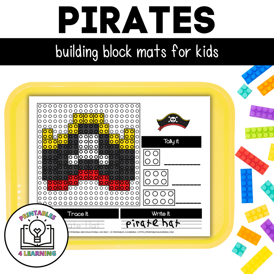 Pirates Building Brick Mats