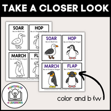 Load image into Gallery viewer, Polar Animal Movement Cards for Brain Break Activities
