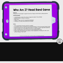 Load and play video in Gallery viewer, Who Am I? Headbands Game - Endangered Animals Edition
