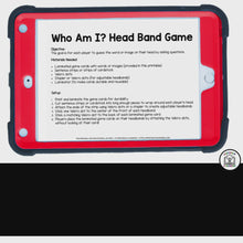 Load and play video in Gallery viewer, Who Am I? Headbands Game - Desert Animals Edition
