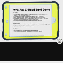 Load and play video in Gallery viewer, video of the printable who am I headbands game: rainforest edition that shows what is included within the PDF as well as buyer reviews.
