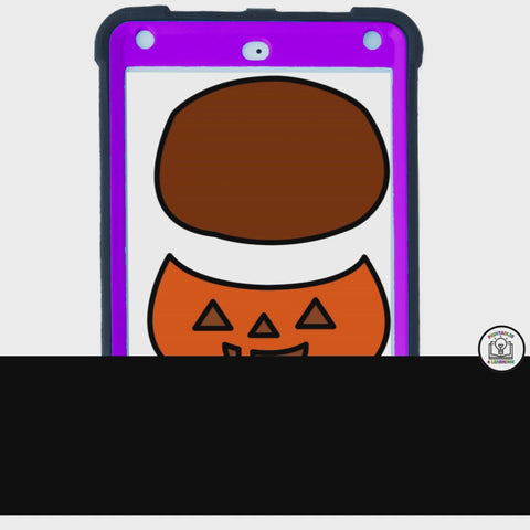 Halloween Candy Cut and Paste Craft with Visual Directions