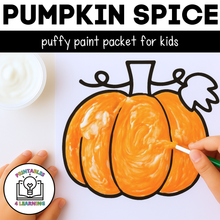 Load image into Gallery viewer, Pumpkin Spice Puffy Paint Craft for Kids

