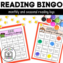 Load image into Gallery viewer, Reading BINGO - Monthly and Seasonal Reading Logs
