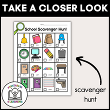 Load image into Gallery viewer, School Scavenger Hunt Packet
