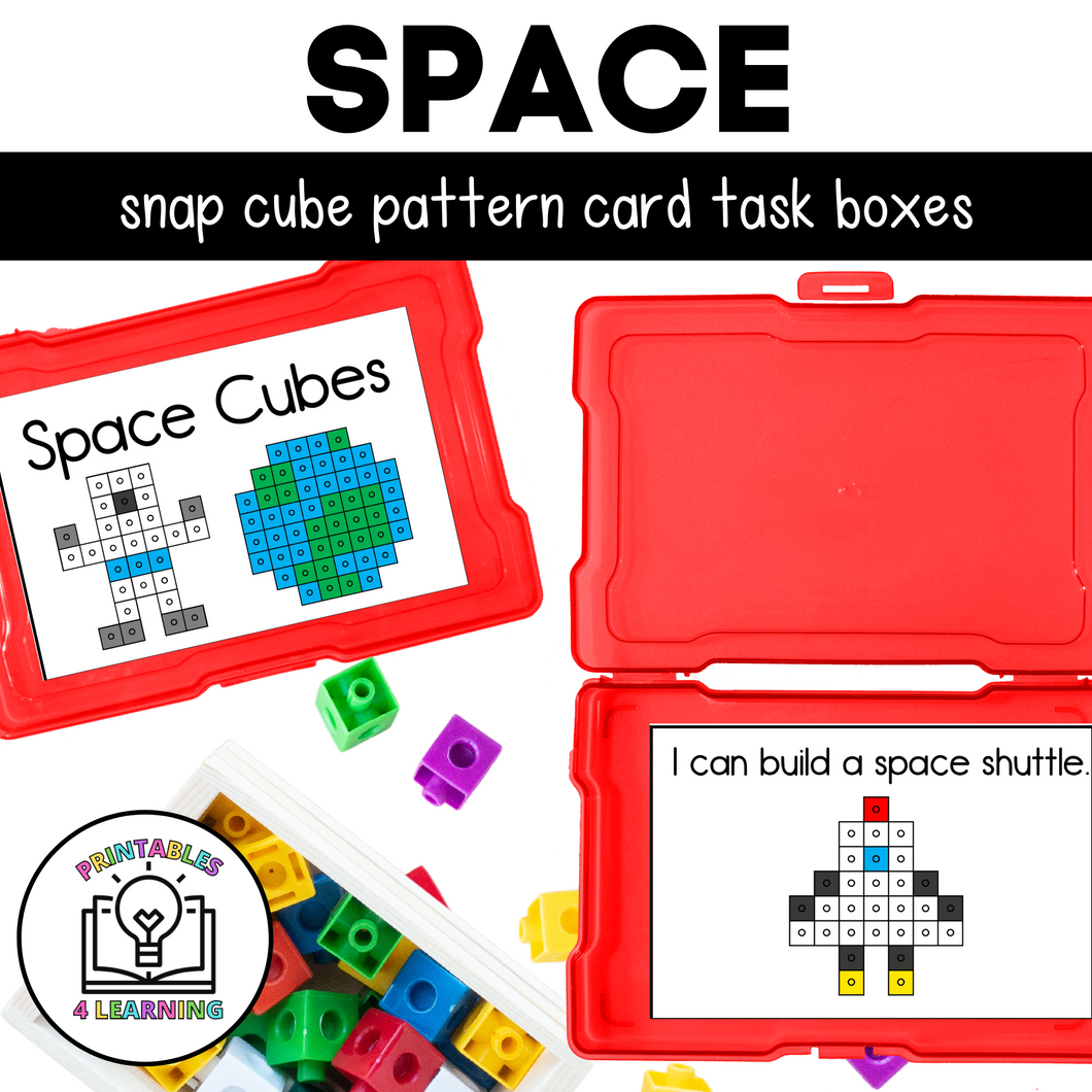 Space Snap Cube Task Box