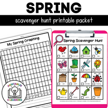 Load image into Gallery viewer, Spring Scavenger Hunt Packet
