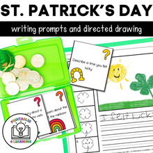 Load image into Gallery viewer, St. Patrick&#39;s Day Writing and Drawing Prompts for Kids
