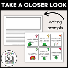 Load image into Gallery viewer, St. Patrick&#39;s Day Writing and Drawing Prompts for Kids
