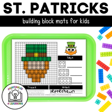 Load image into Gallery viewer, St. Patrick&#39;s Day Building Brick Mats
