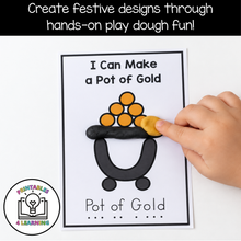 Load image into Gallery viewer, St. Patrick's Day Play Dough Task Cards | St. Patrick's Day Fine Motor Activity

