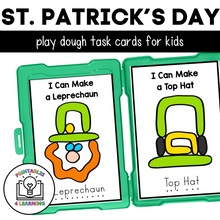 Load image into Gallery viewer, St. Patrick&#39;s Day Playdough Task Cards | St. Patrick&#39;s Day Fine Motor Activity
