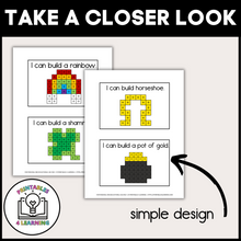 Load image into Gallery viewer, St. Patrick&#39;s Day Snap Cube Task Box
