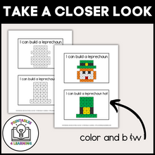 Load image into Gallery viewer, St. Patrick&#39;s Day Snap Cube Task Box
