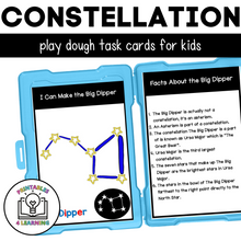 Load image into Gallery viewer, Constellation Playdough Task Cards | Star Constellations Activity
