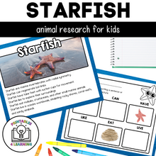 Load image into Gallery viewer, Starfish Animal Study for Kids
