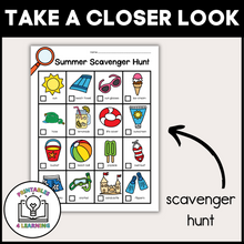 Load image into Gallery viewer, Summer Scavenger Hunt Packet
