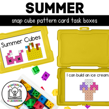 Load image into Gallery viewer, Summer Snap Cube Task Box
