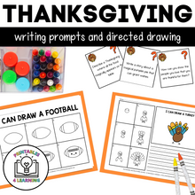 Load image into Gallery viewer, Thanksgiving Writing and Drawing Prompts for Kids
