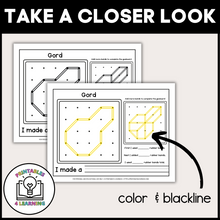 Load image into Gallery viewer, Thanksgiving Geoboards | Task Cards and Full Mat Geoboard Activities
