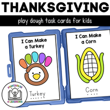 Load image into Gallery viewer, Thanksgiving Playdough Task Cards
