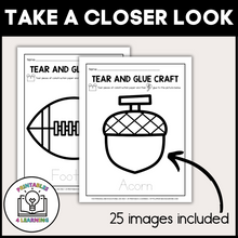 Load image into Gallery viewer, Thanksgiving Torn Art Crafts | Preschool and Kindergarten Fine Motor Activity
