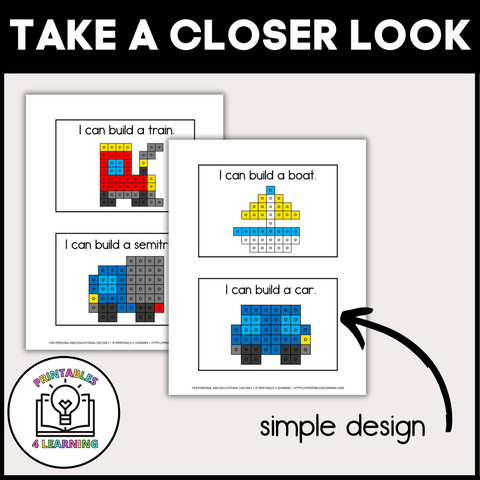 Transportation Snap Cube Task Box