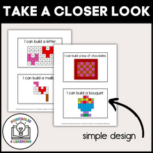 Load image into Gallery viewer, Valentine&#39;s Day Snap Cube Task Box
