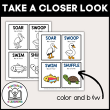 Load image into Gallery viewer, Wetland Animal Movement Cards for Brain Break Activities
