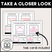 Load image into Gallery viewer, Winter Geoboards | Task Cards and Full Mat Geoboard Activities
