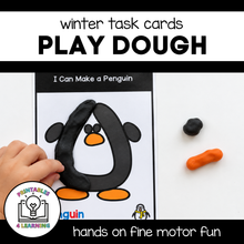 Load image into Gallery viewer, Winter Play Dough Task Cards
