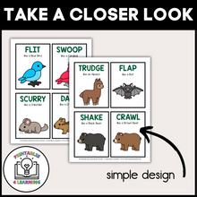 Load image into Gallery viewer, Woodland Animal Movement Cards for Brain Break Activities
