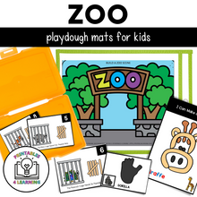 Load image into Gallery viewer, Zoo Animal Play Dough Packet
