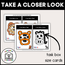 Load image into Gallery viewer, Zoo Animal Play Dough Packet
