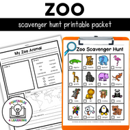 Zoo Scavenger Hunt Packet