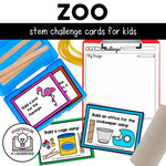 Zoo STEM Challenge Cards