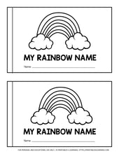 Load image into Gallery viewer, Editable Rainbow Name Early Reader Book - Printables 4 Learning
