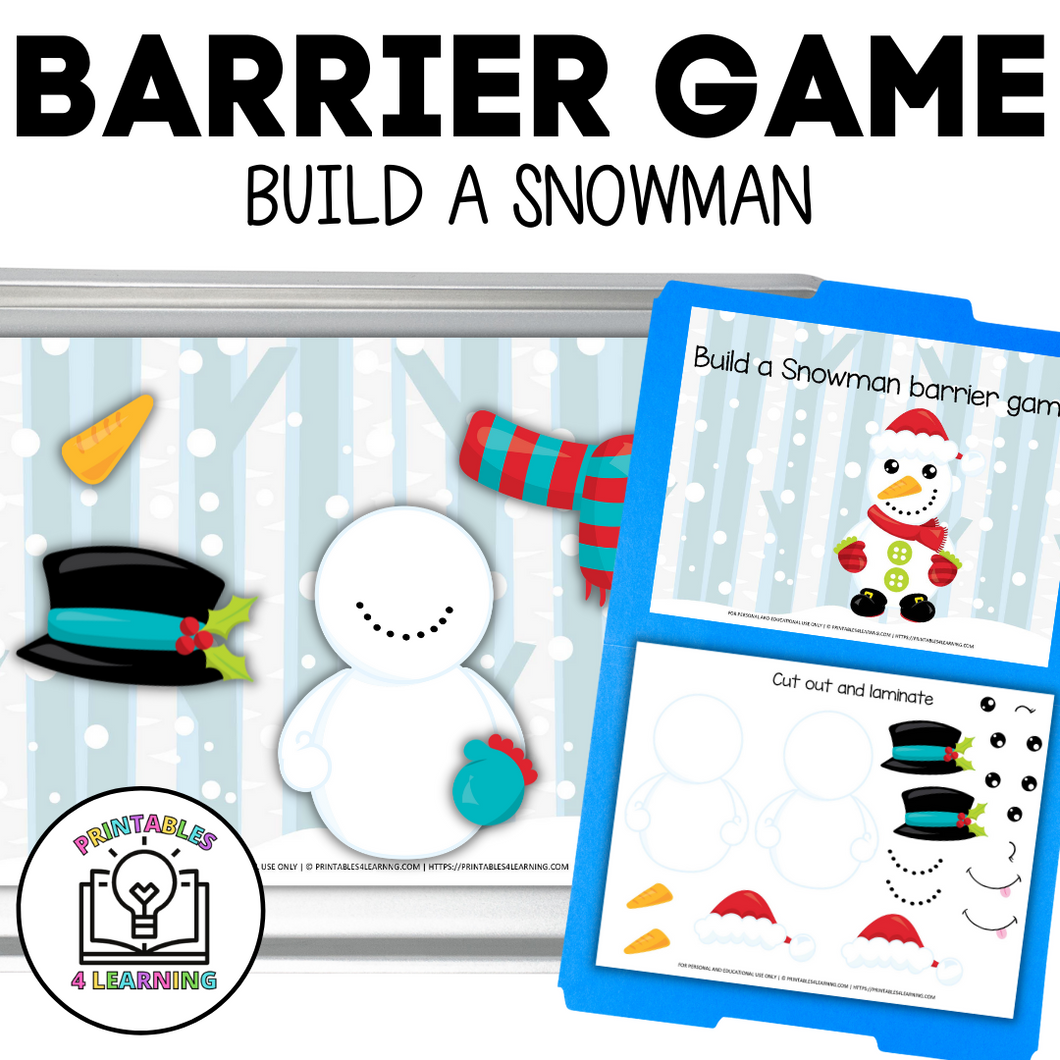 Build a Snowman Barrier Game