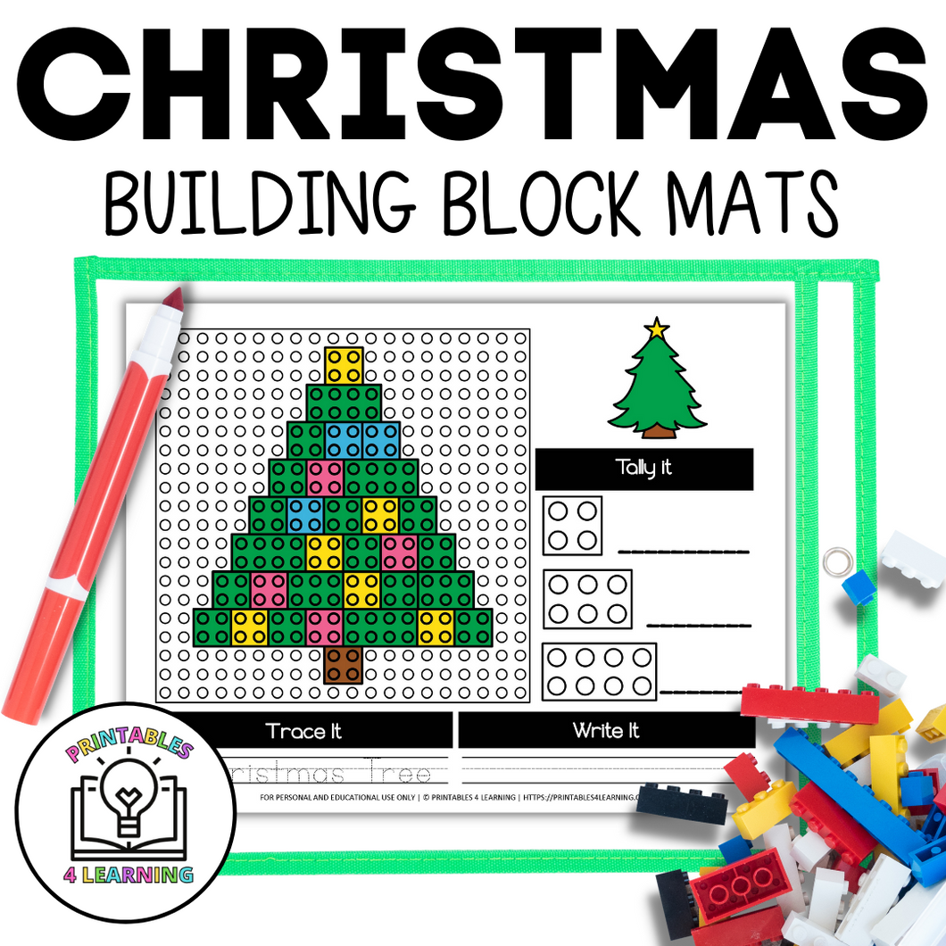 Christmas Building Block Mats