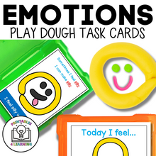 Load image into Gallery viewer, Let&#39;s Talk About Emotions Play Dough Mats
