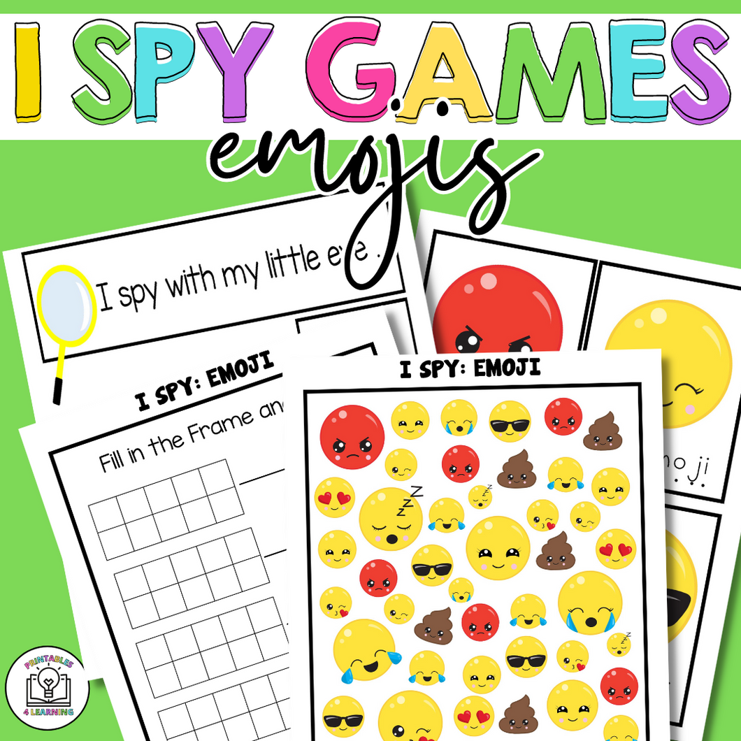 Emoji I Spy Packet