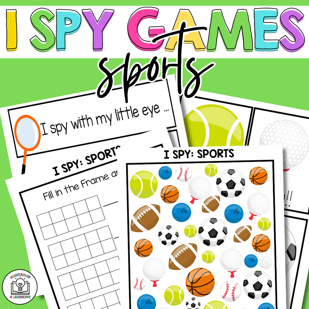 Sports I Spy Packet